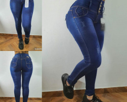 Jean licrado con bolsillos ref24 talla 10