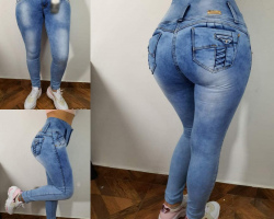 Jean licrado con bolsillos ref29 talla 10