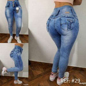 Jean licrado con bolsillos ref29 talla 10